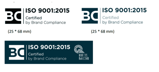 ISO 900 certification logo